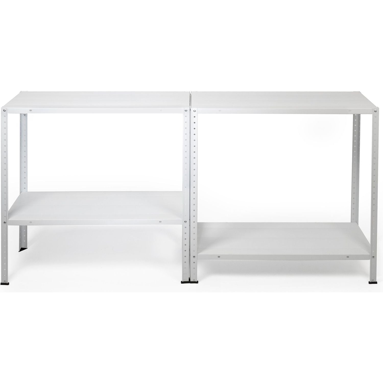 VESTIAMO CASA - Scaffale Multiuso in metallo Bianco 4 ripiani - h145x75x30 cm